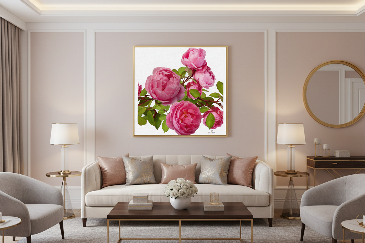 Roses Canvas 20x20 cm / 8x8″