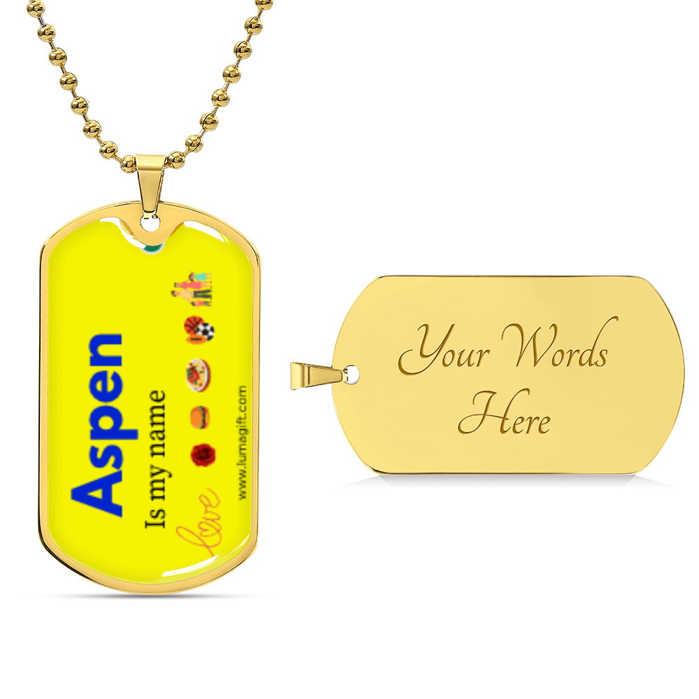 Aspen Dog Tag