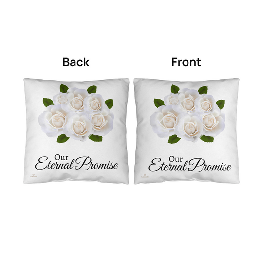 Our Eternal Love (White Roses - celebrates marriage & engagement)