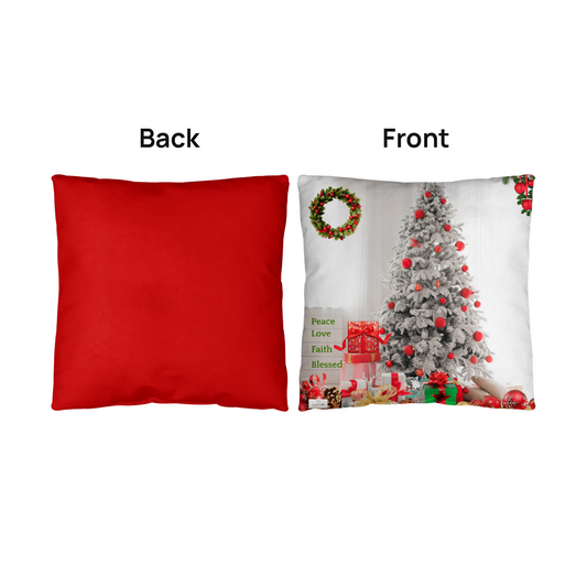 Merry Christmas Tree Gifts Pillow