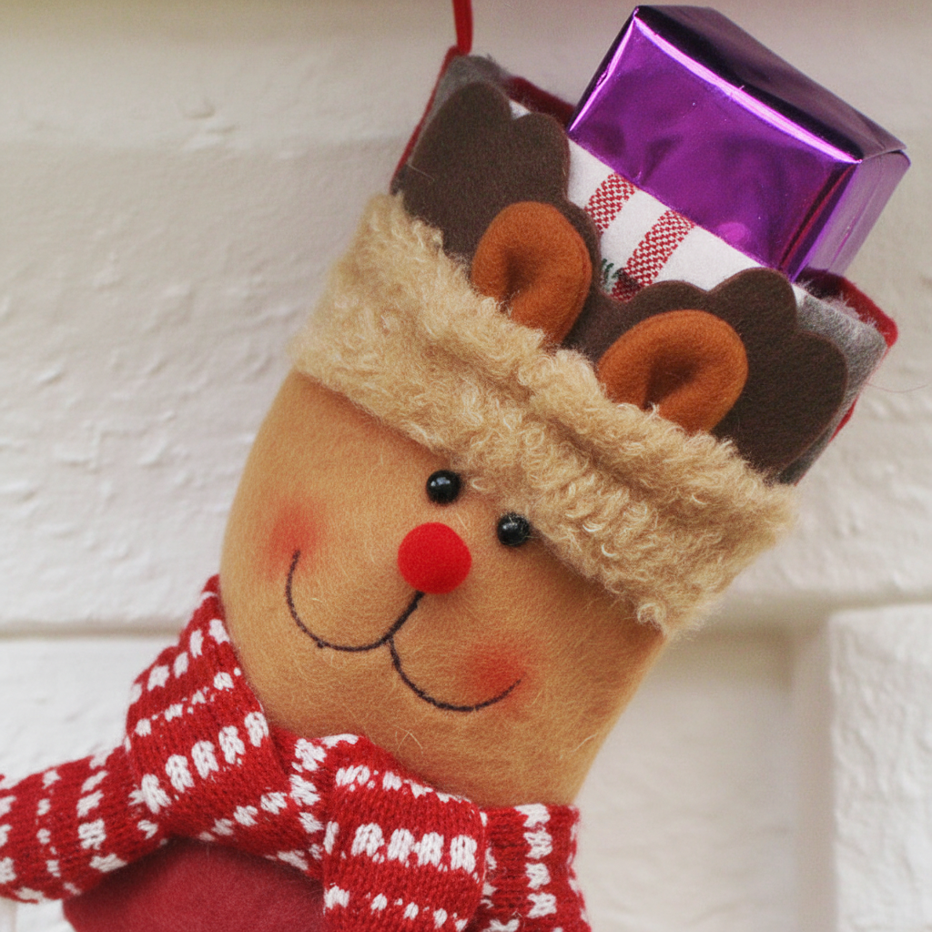 Festive Holiday Stocking Decor