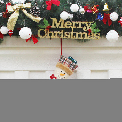 Festive Holiday Stocking Decor
