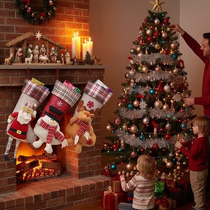 Festive Holiday Stocking Bags