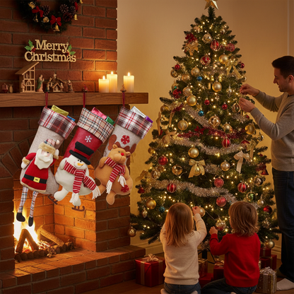 Festive Holiday Stocking Bags