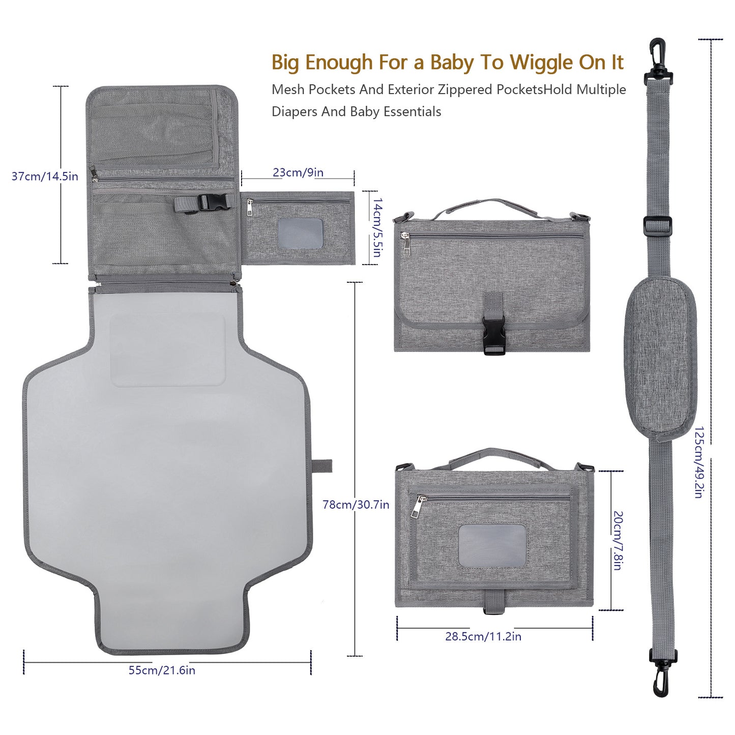Compact Diaper Changing Kit