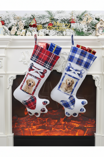 Puppy Paw Holiday Stocking
