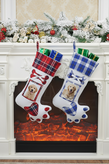 Puppy Paw Holiday Stocking