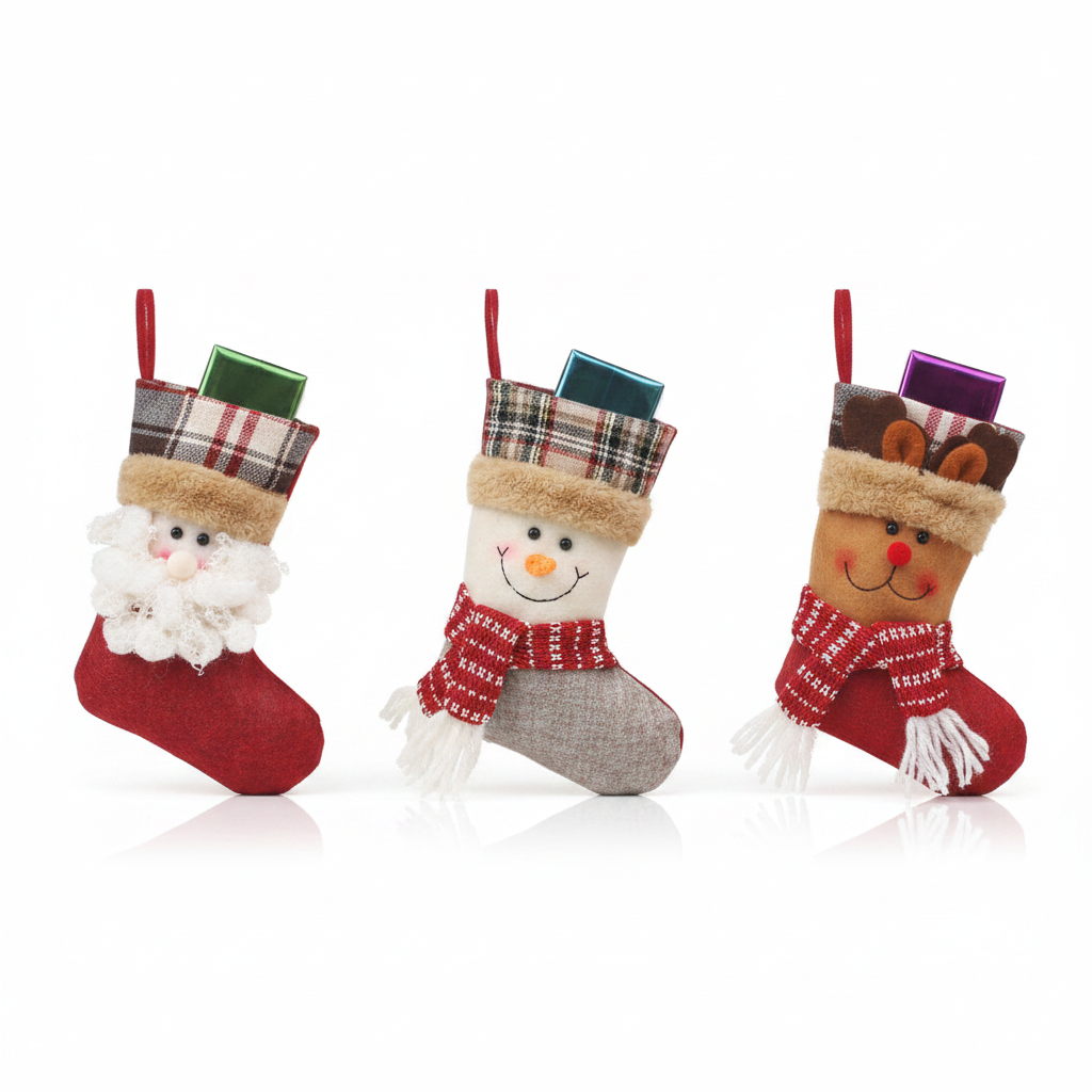 Festive Holiday Stocking Decor