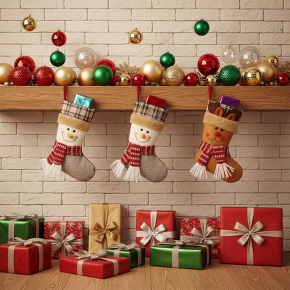 Festive Holiday Stocking Decor