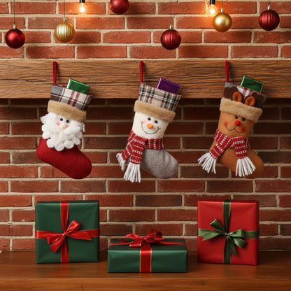 Festive Holiday Stocking Decor