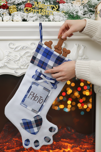 Puppy Paw Holiday Stocking