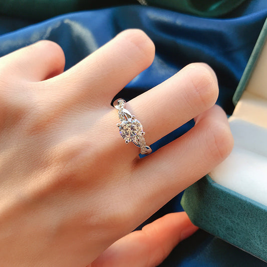 Eternal Wave Engagement Ring (S925 Silver)