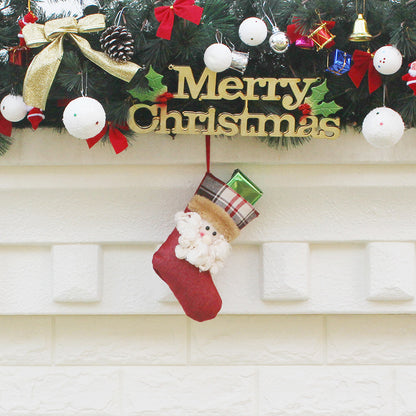 Festive Holiday Stocking Decor