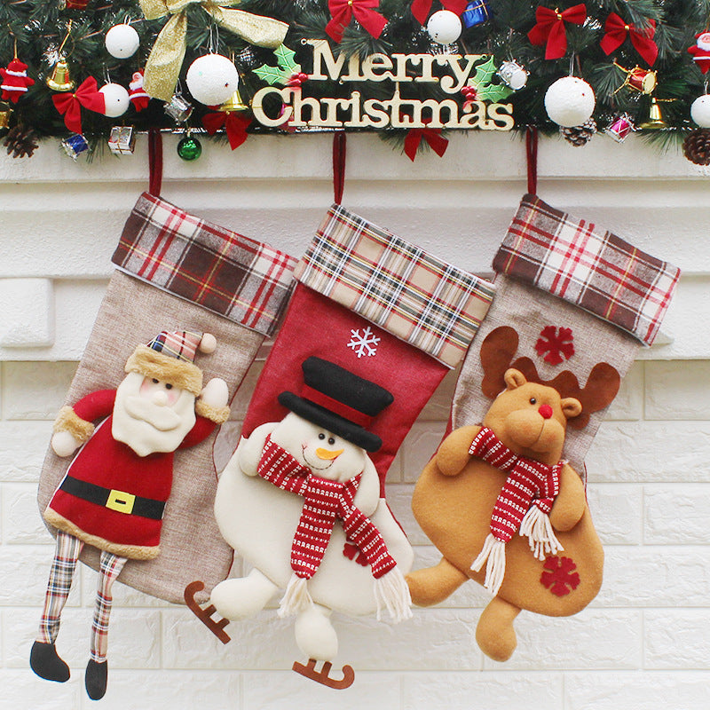 Festive Holiday Stocking Bags