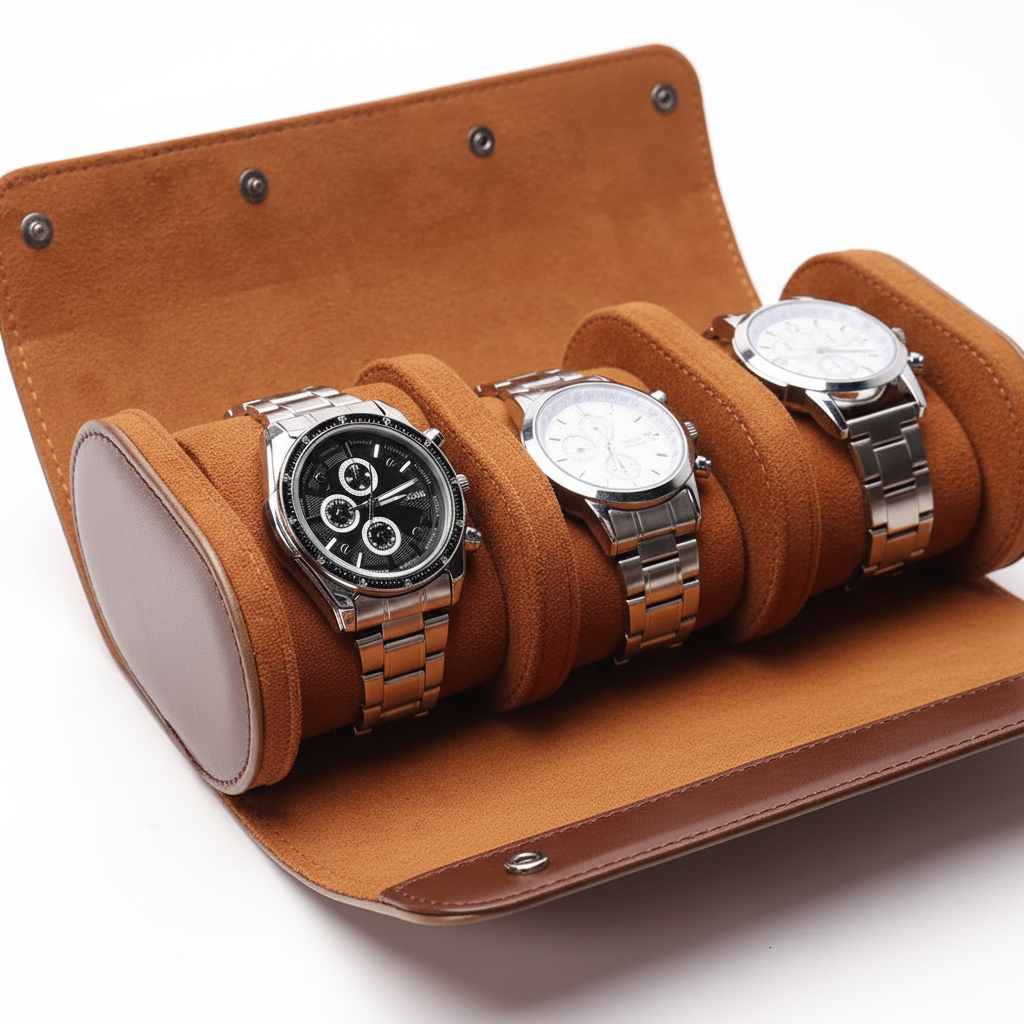 3 Slots Travel Watch Case