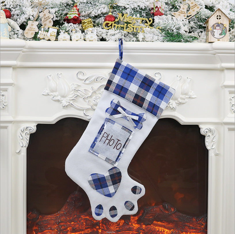 Puppy Paw Holiday Stocking