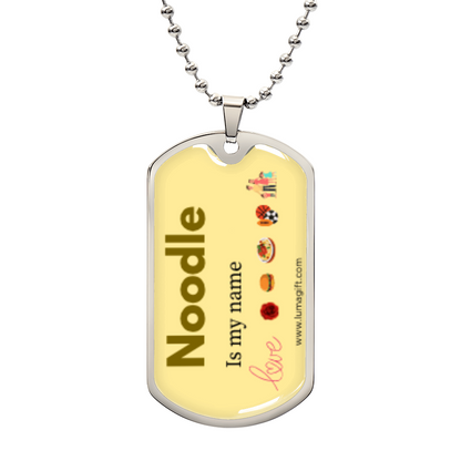 Noodle Dog Tag