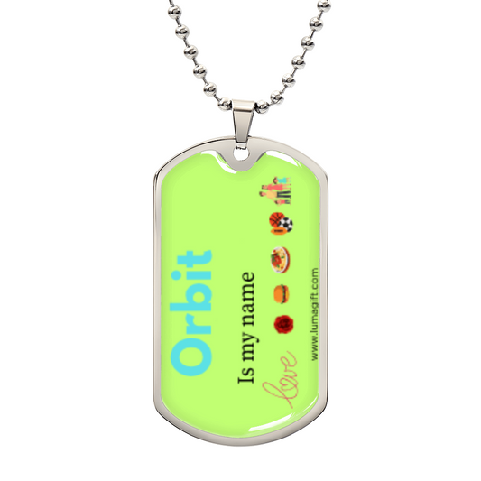 Orbit Dog Tag