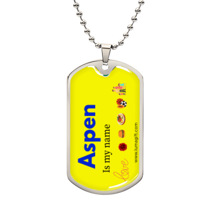Aspen Dog Tag