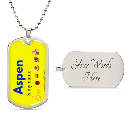 Aspen Dog Tag