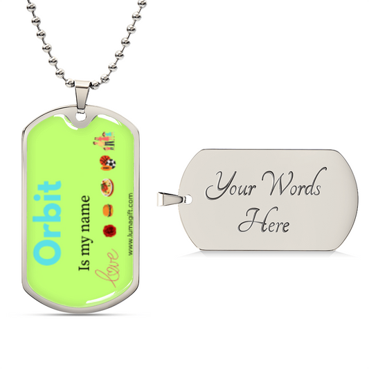 Orbit Dog Tag