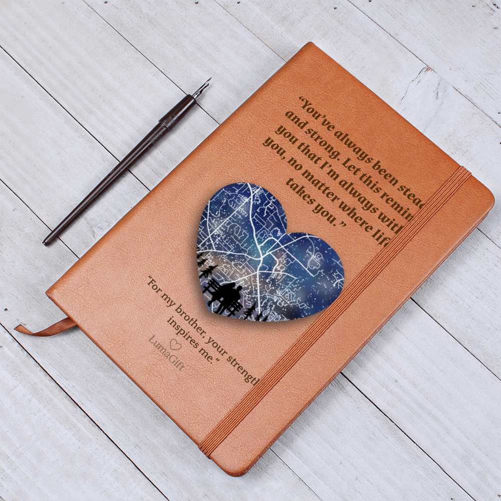 “Always With You” Leather Journal