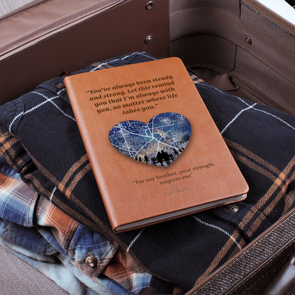 “Always With You” Leather Journal