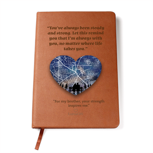 “Always With You” Leather Journal