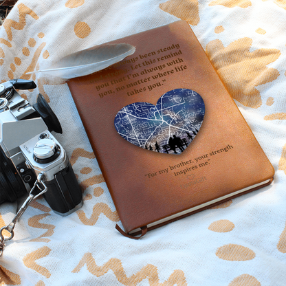 “Always With You” Leather Journal