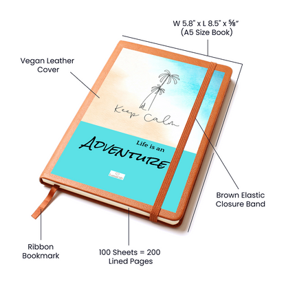 Life is an Adventure - Leather Journal