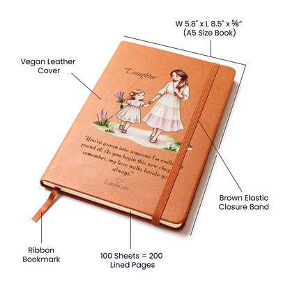 To My Daughter – “New Chapter” Leather Journal