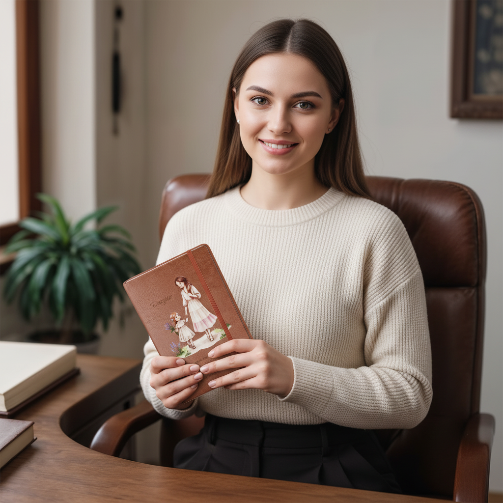 To My Daughter – “New Chapter” Leather Journal