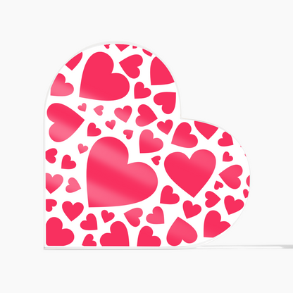 Heartfelt Glow – Acrylic Love Keepsake