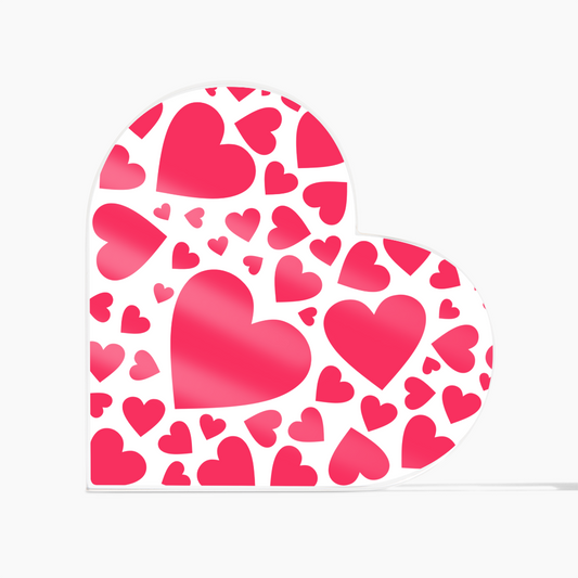 Heartfelt Glow – Acrylic Love Keepsake