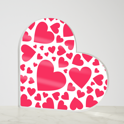 Heartfelt Glow – Acrylic Love Keepsake