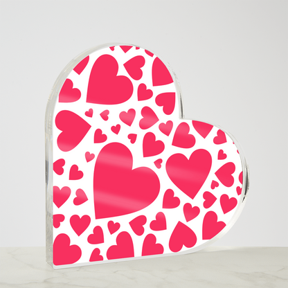 Heartfelt Glow – Acrylic Love Keepsake