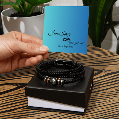 💔 “I'm Sorry” – Forgive Me Bracelet from Your Girlfriend