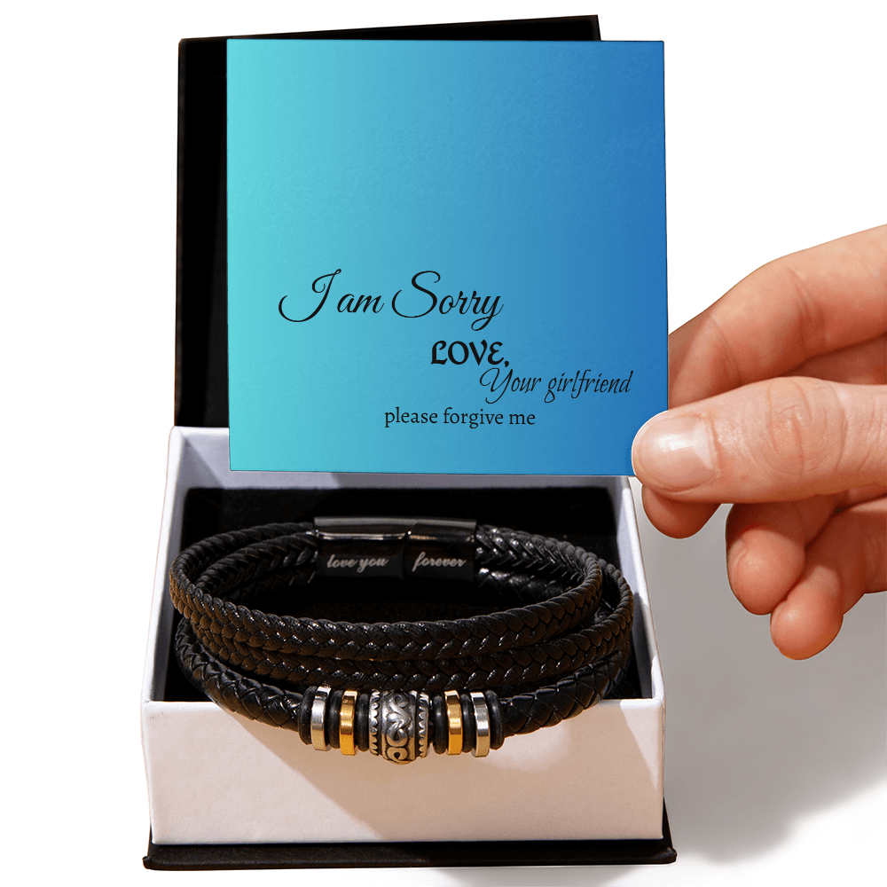 💔 “I'm Sorry” – Forgive Me Bracelet from Your Girlfriend