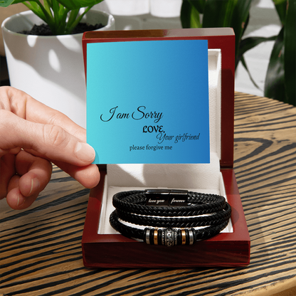 💔 “I'm Sorry” – Forgive Me Bracelet from Your Girlfriend