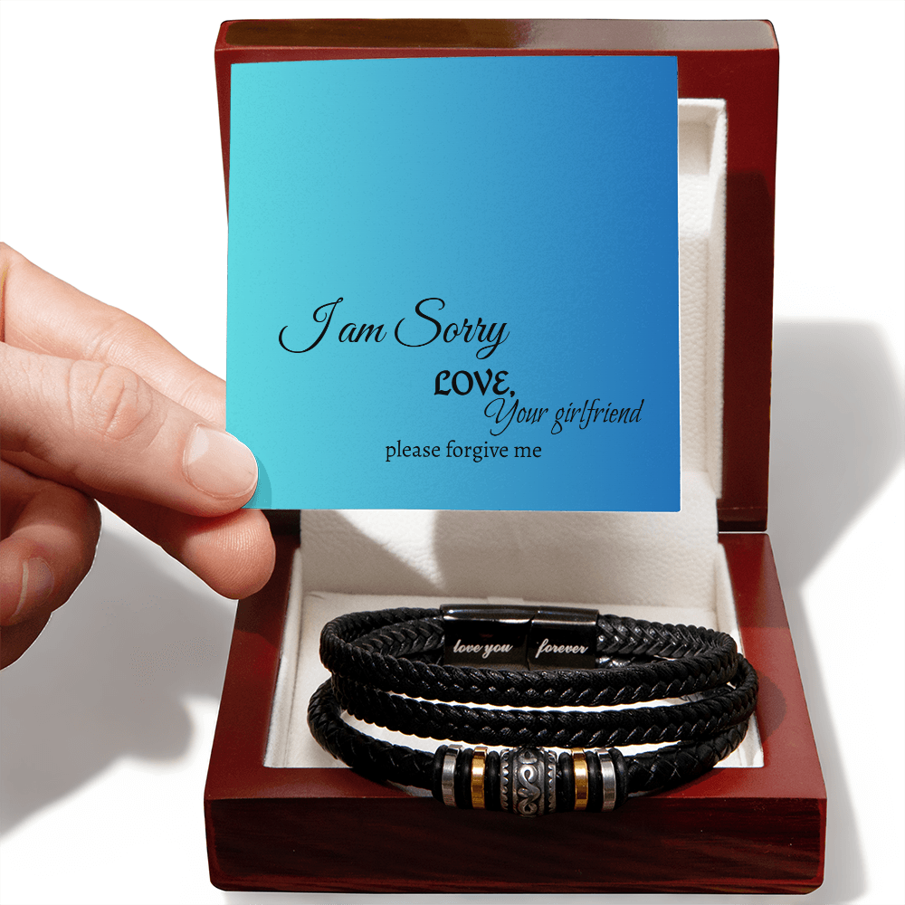 💔 “I'm Sorry” – Forgive Me Bracelet from Your Girlfriend