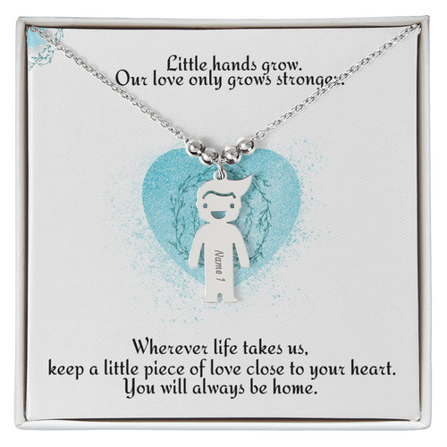Little Names, Endless Love — Personalized Kids Charm Necklace
