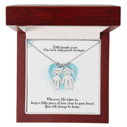 Little Names, Endless Love — Personalized Kids Charm Necklace