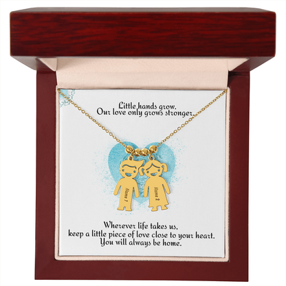 Little Names, Endless Love — Personalized Kids Charm Necklace