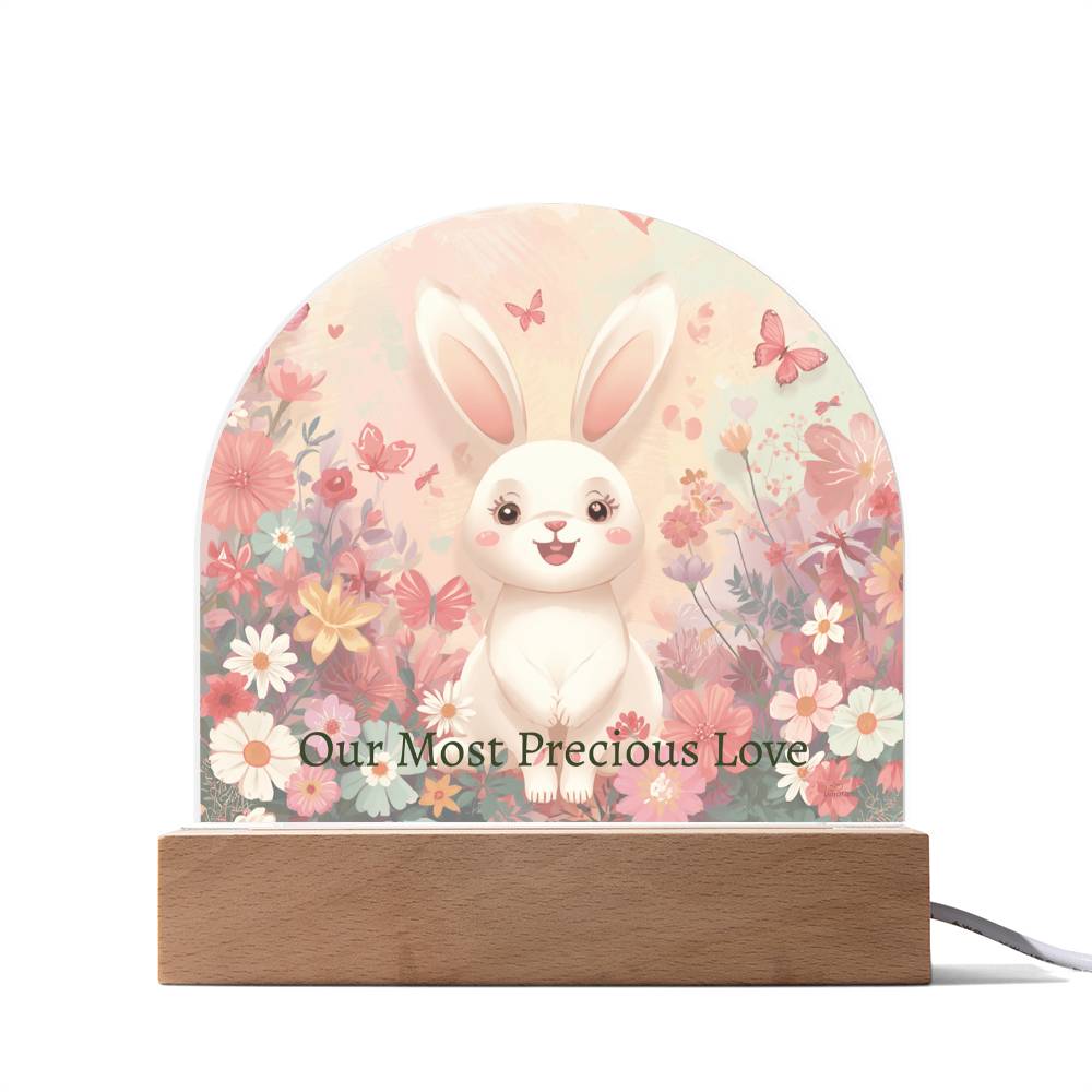Our Most Precious Love - Glow Dome Acrylic Plaque Night Light