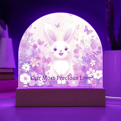 Our Most Precious Love - Glow Dome Acrylic Plaque Night Light