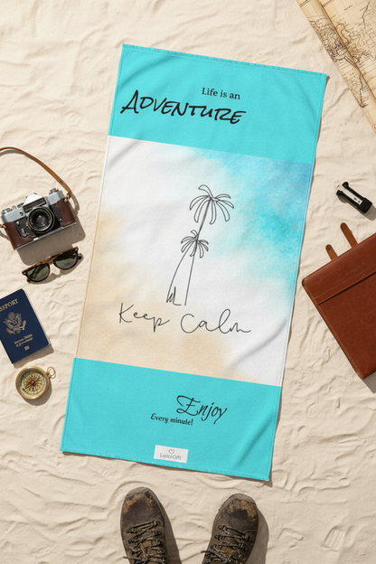 Life is an Adventure – Towel