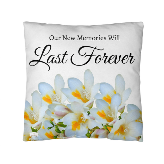 Our New Memories Will Last Forever (White - celebrates marriage & engagement)