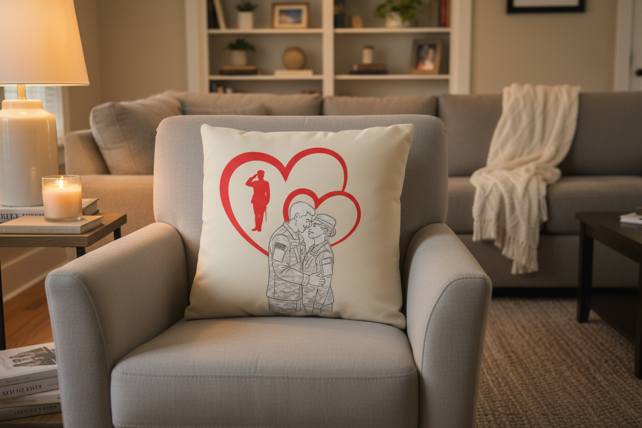Love Through Service - pillow