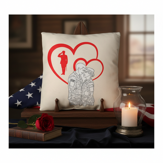 Love Through Service - pillow