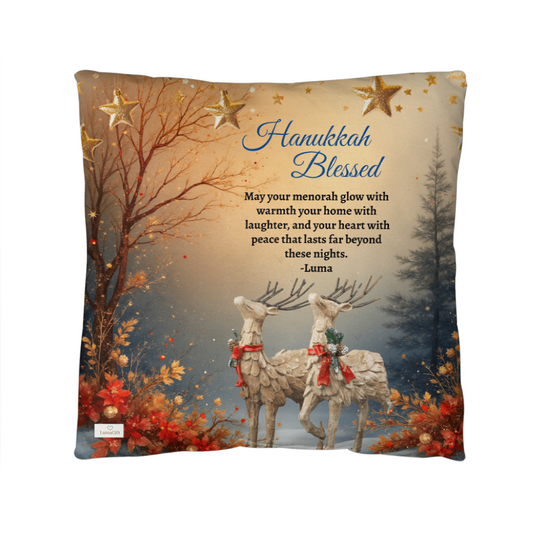 Hanukkah Blessing - Pillow